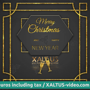 ?? XALTUS - #digital #Christmas #card offer 2020 - #golden christmas - #video 01202012240602s