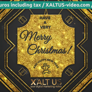 ?? XALTUS - #digital #Christmas #card offer 2020 - #golden christmas - #video 01202012240606s